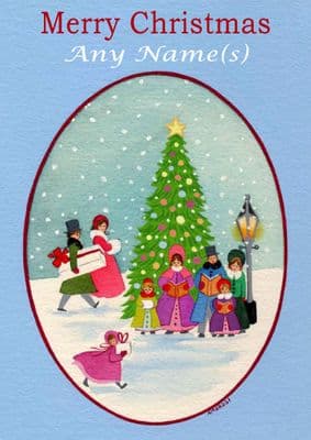 Add A Name Christmas - Christmas Carolers