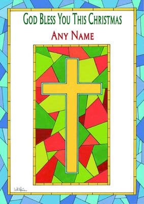 Add A Name Christmas - Christmas Cross