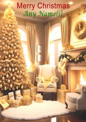 Add A Name Christmas - Christmas Gold Room