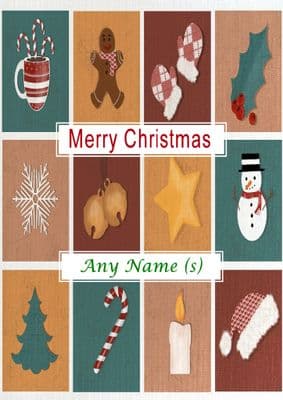 Add A Name Christmas - Christmas Grid