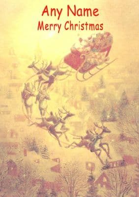 Add A Name Christmas - Flying