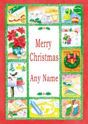 Add A Name Christmas - Frame Collage