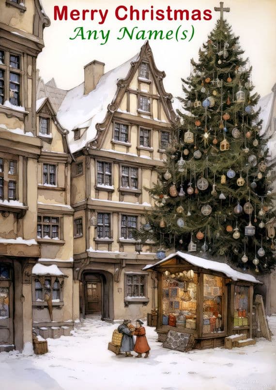 Add A Name Christmas - Market Stall