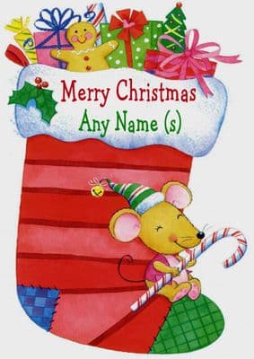 Add A Name Christmas - Mouse