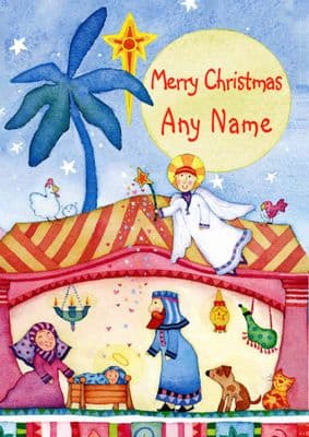 Add A Name Christmas - Nativity Animals