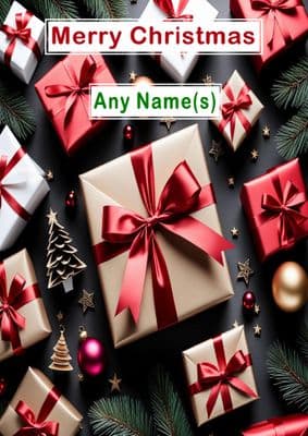Add A Name Christmas - Presents