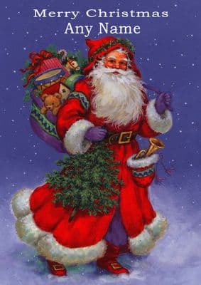 Add A Name Christmas - Santa