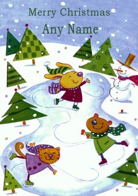 Add A Name Christmas - Skate