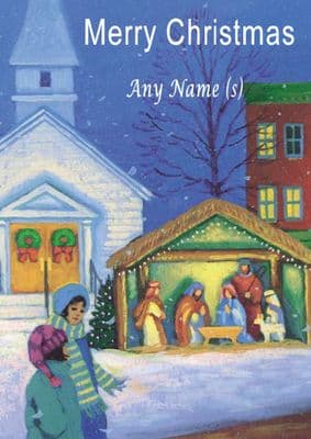 Add A Name Christmas - Street Nativity