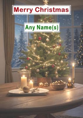 Add A Name Christmas - Table
