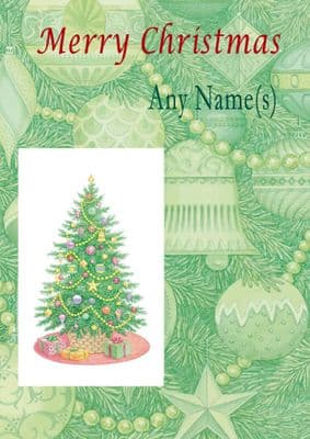 Add A Name Christmas - Tree In A Box