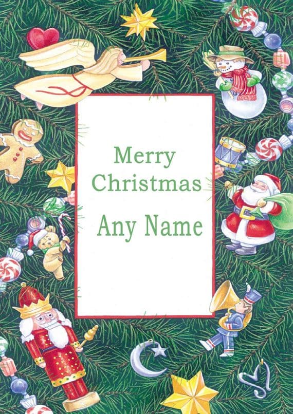 Add A Name Christmas - Tree Ornaments