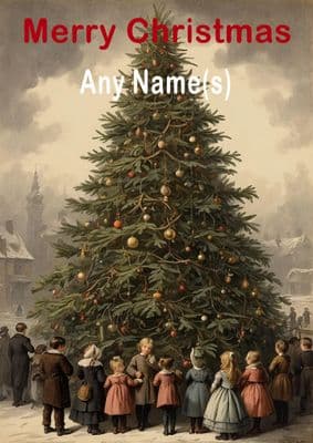 Add A Name Christmas - Victorian Christmas