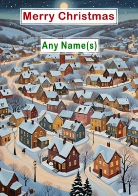 Add A Name Christmas - Village