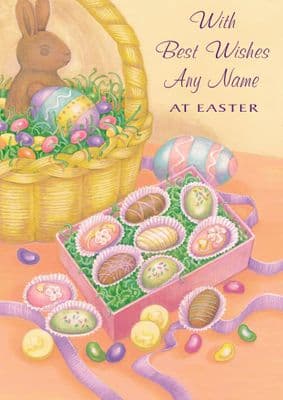 Add A Name Easter-Box Of Easter Eggs