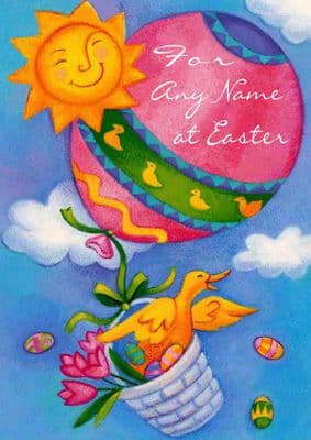 Add A Name Easter-Easter Egg Balloon