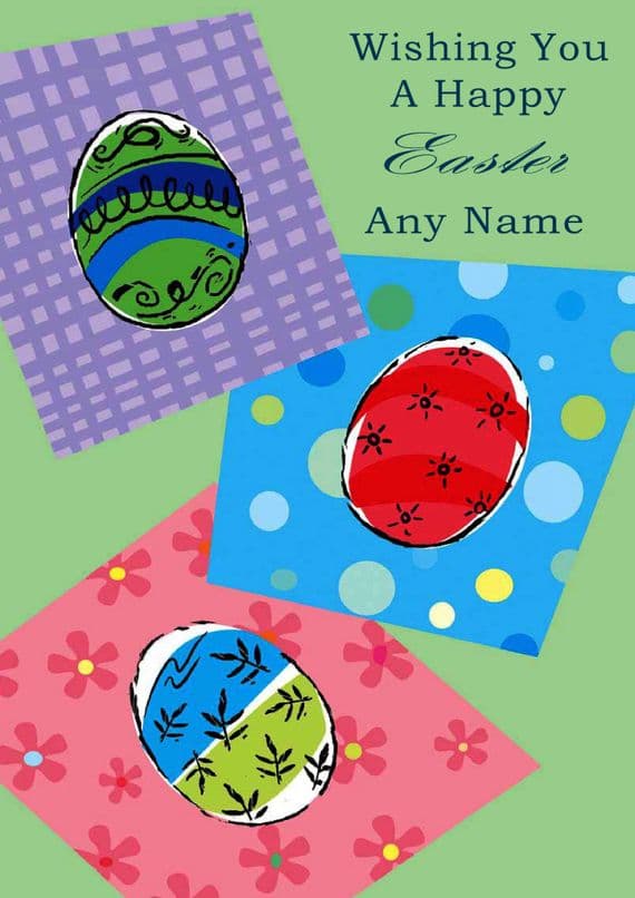 Add A Name Easter-Easter Eggs