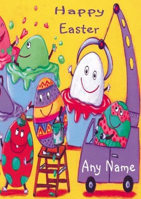 Add A Name Easter-Egg Painting