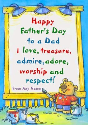 Add A Name Father's Day-Father's Day Sign