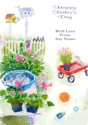 Add A Name Father's Day-Gardening