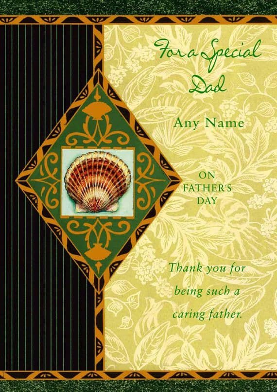 Add A Name Father's Day-Seashell