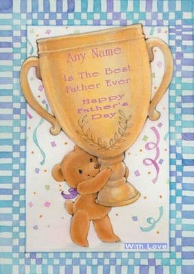 Add A Name Father's Day-Trophy For Dad