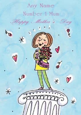 Add A Name Mother's Day-Mother On Plinth