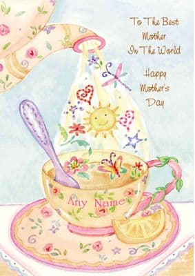 Add A Name Mother's Day-Tea And Sunshine