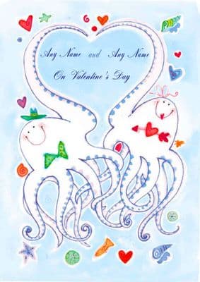 Add A Name Valentine-Octopus