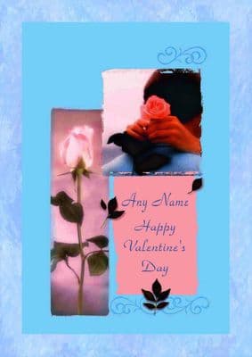 Add A Name Valentine-Rose Collage