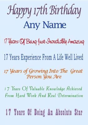 Age 17 Absolute Star