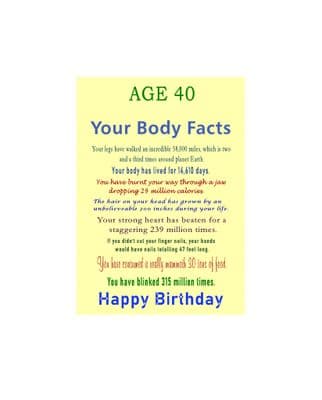 AGE BIRTHDAY CARDS 16-100