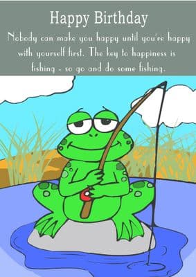 Angling-Birthday with quote