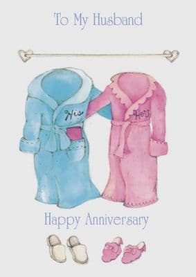 Anniversary - Husband, Dressing Gown