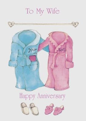 Anniversary - Wife, Dressing Gown