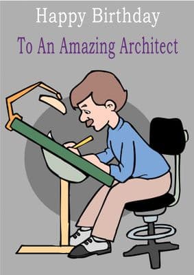Architect - Greeting Card