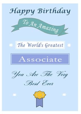 Associate - Birthday Card