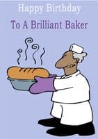 Baker - Greeting Card