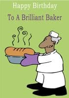 Baker - Greeting Card