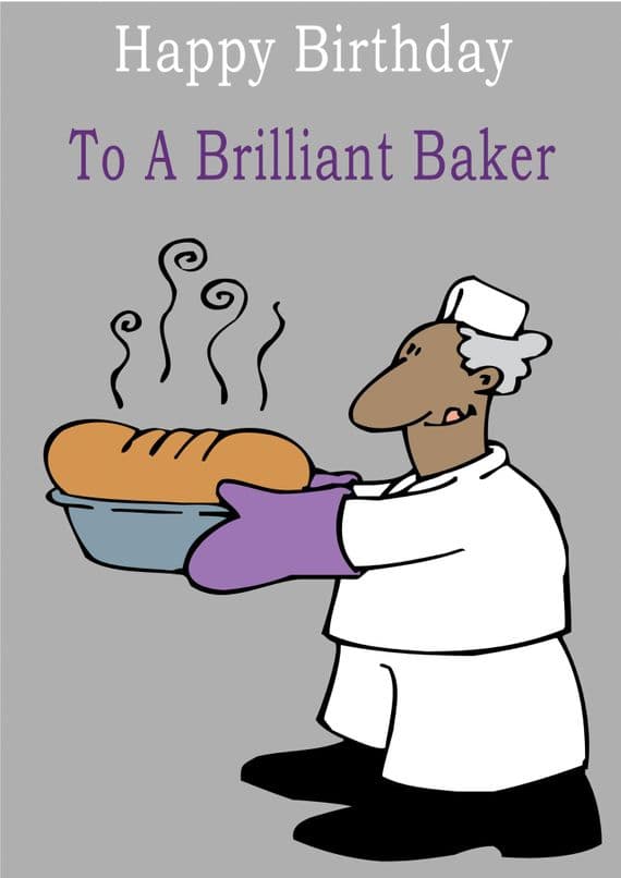 Baker - Greeting Card