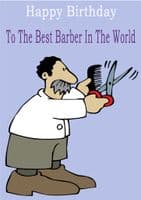 Barber - Greeting Card