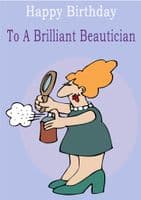 Beautician - Greeting Card