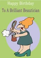 Beautician - Greeting Card