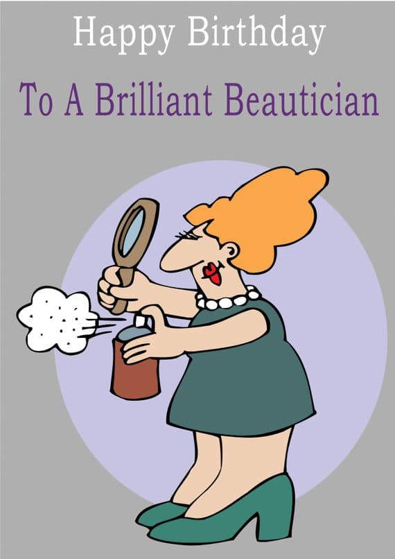 Beautician - Greeting Card