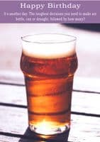 Beer-Birthday Card