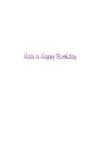 Birthday - Adult - Butterflies