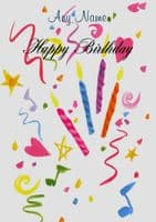 Birthday - Adult - Candles & Confetti