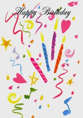 Birthday - Adult - Candles & Confetti