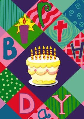 Birthday - Adult - Colourful Cake