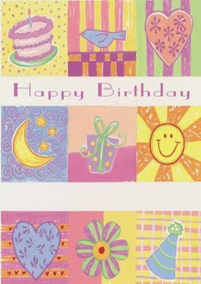 Birthday - Adult - Pastel Collage